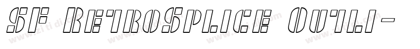 SF RetroSplice Outli字体转换 SF RetroSplice Outli字体转换